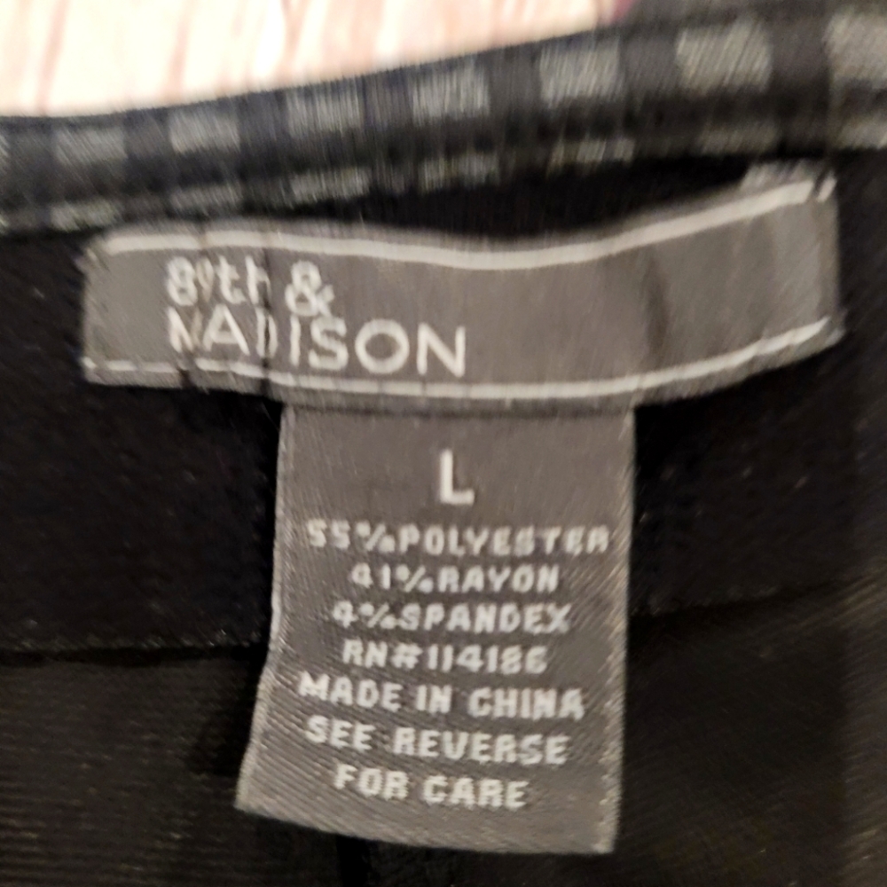 89th and Madison plaid slacks - Picture 3 of 5